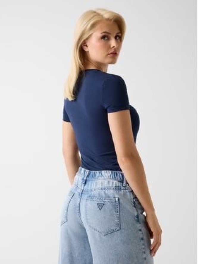Guess T-Shirt 172699 Niebieski Classic Fit