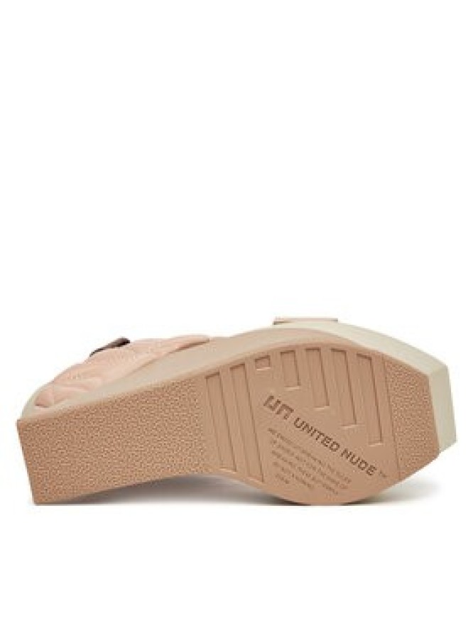 United Nude Sandały Delta Wedge Puffy 10902861188 Beżowy
