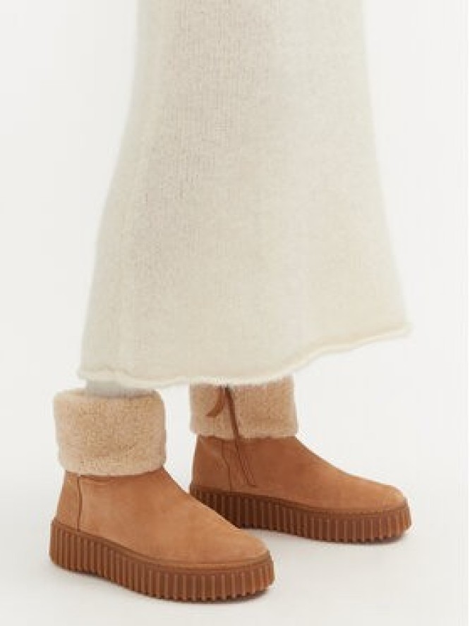 Clarks Botki Torhill Turn 26179563 Brązowy