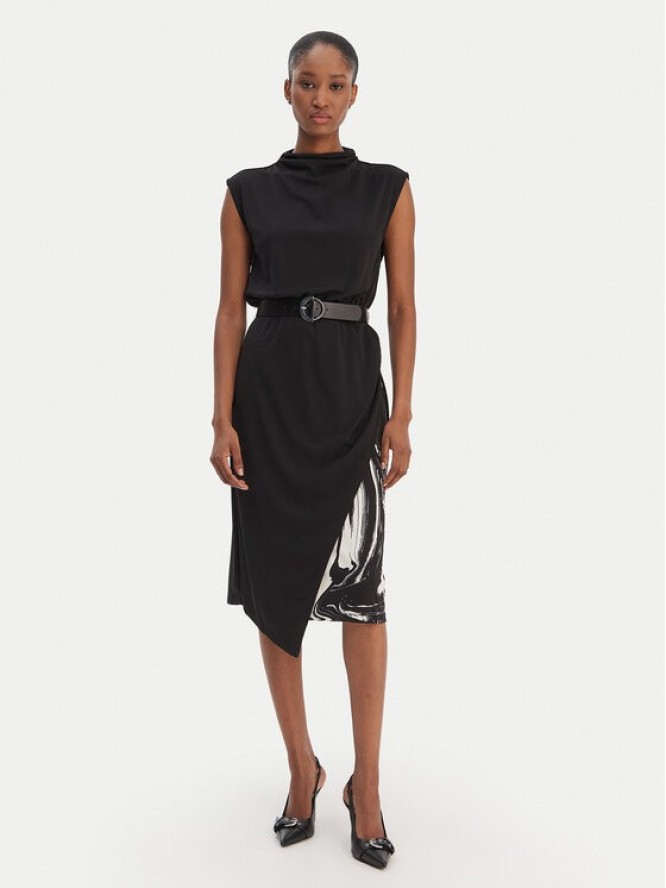 DKNY Sukienka codzienna DD5J2P42 Czarny Regular Fit