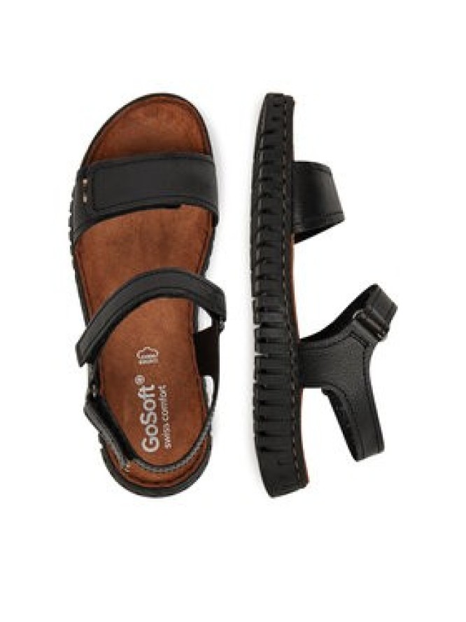 Go Soft Sandały WB-ULE-01 Czarny