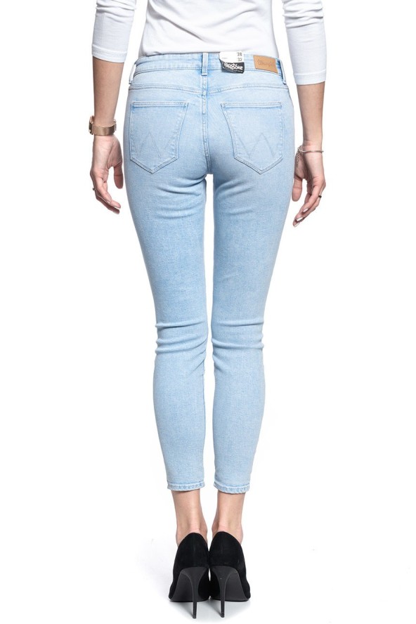 SPODNIE DAMSKIE WRANGLER SKINNY SOFT BREEZE W28MJG21S 112128462