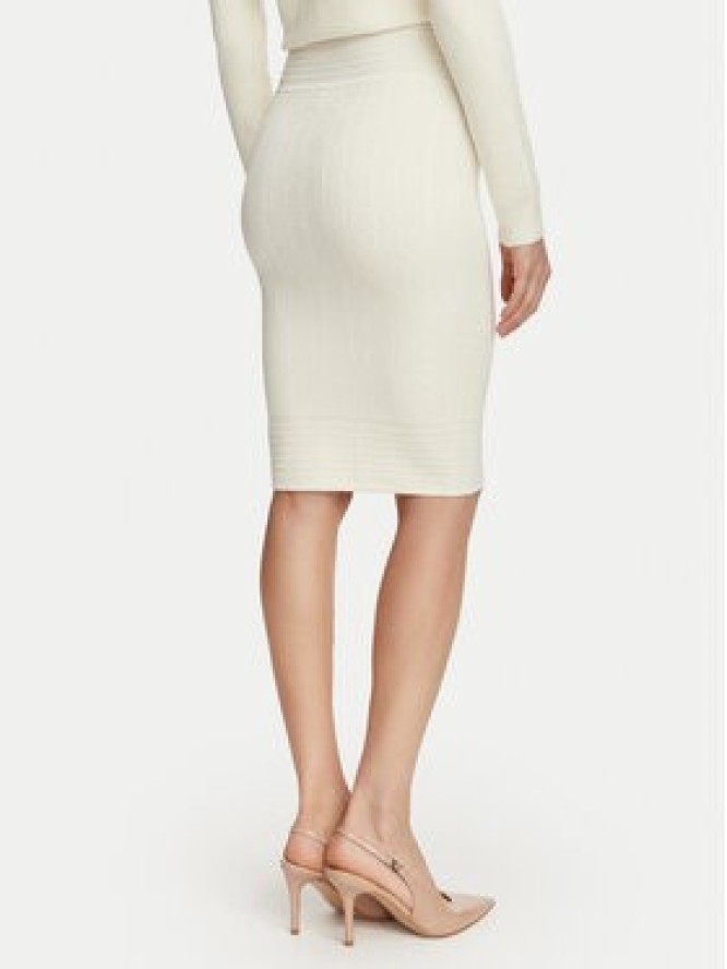 Marciano Guess Spódnica ołówkowa G6YD07 Z1013 Kremowy Slim Fit