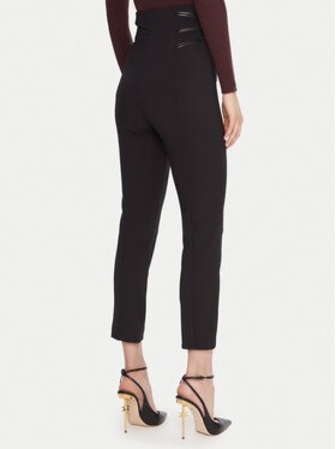 Elisabetta Franchi Spodnie materiałowe PA-119-56E2-V440spodnie Czarny Regular Fit