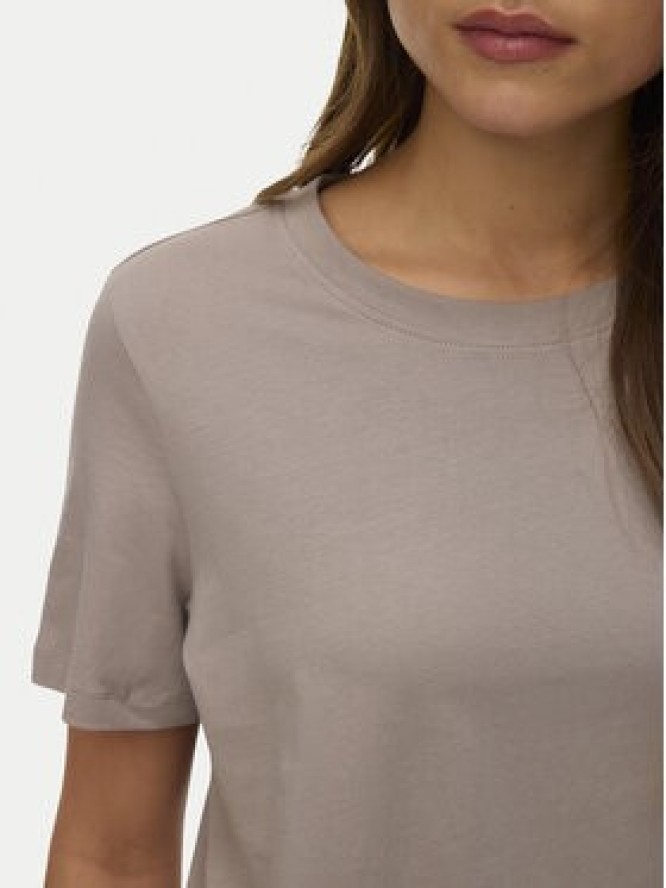 Vero Moda T-Shirt Paulina 10316991 Szary Regular Fit