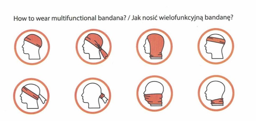 Komin wielofunkcyjny sportowy dla dorosłych Viking Primaloft