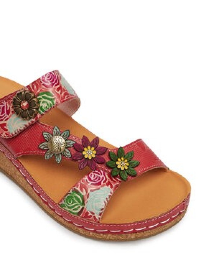 Laura Vita Klapki Facscineo 05 Czerwony