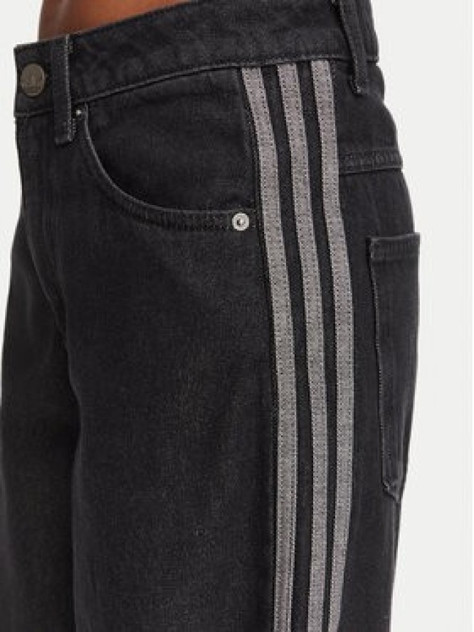 adidas Jeansy KQ6469 Czarny Oversize