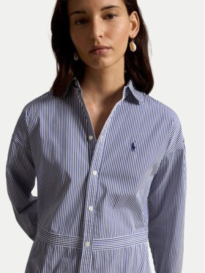 Polo Ralph Lauren Sukienka koszulowa 211B22754001 Granatowy Regular Fit