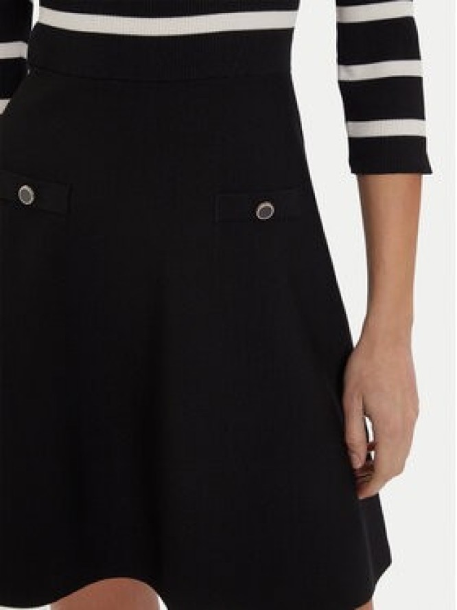 Morgan Sukienka dzianinowa 252-RMPIA Czarny Regular Fit