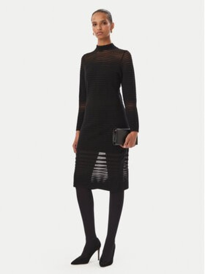 Rinascimento Sukienka koktajlowa CFM0012384003 Czarny Slim Fit
