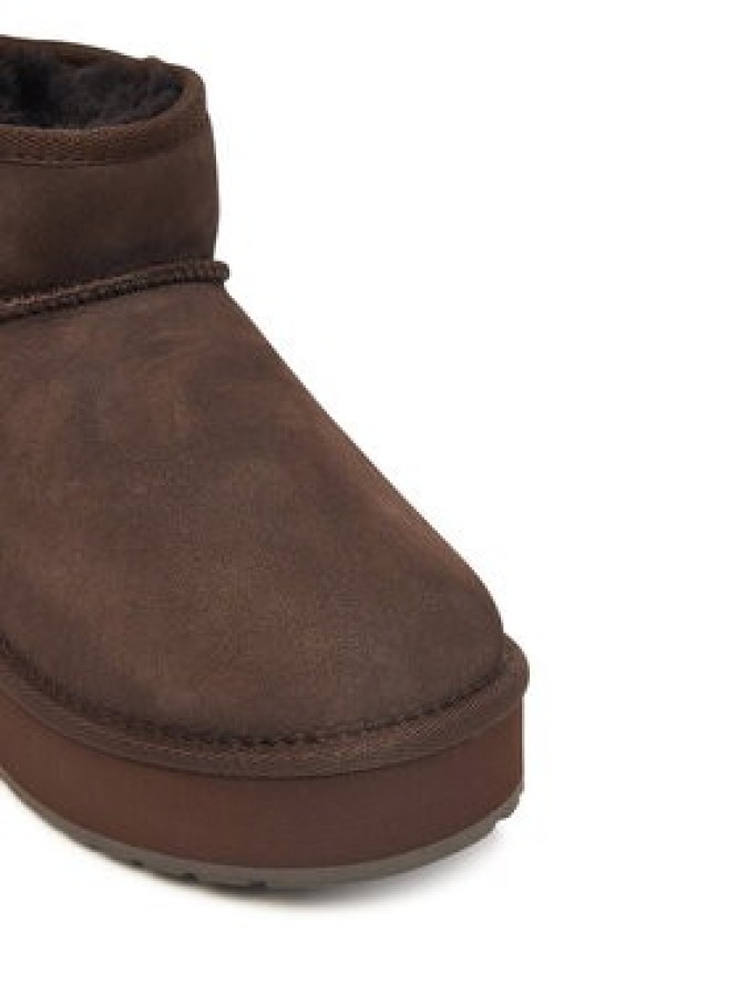 EMU Australia Śniegowce Stinger Micro Flatform 2.1 W13296 Brązowy ciemny