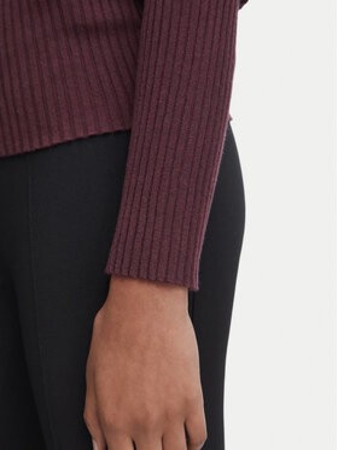 Rinascimento Bluzka CFM0012380003 Bordowy Slim Fit