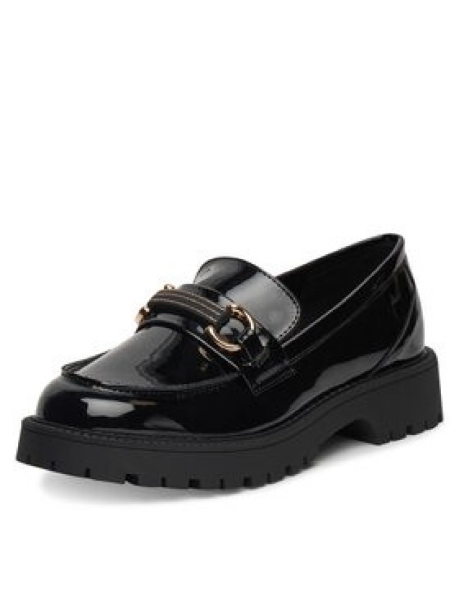 DeeZee Loafersy 23038T235 Czarny