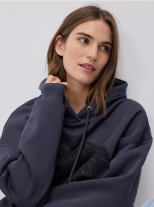 Bluza z nadrukiem - ciemnoszary