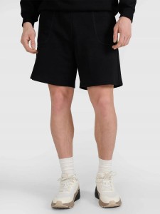 SPODENKI UNISEX 4F DRESOWE BAWEŁNIANE SPORTSTYLE TSHOU544 KRÓTKIE KOLOR CZARNY