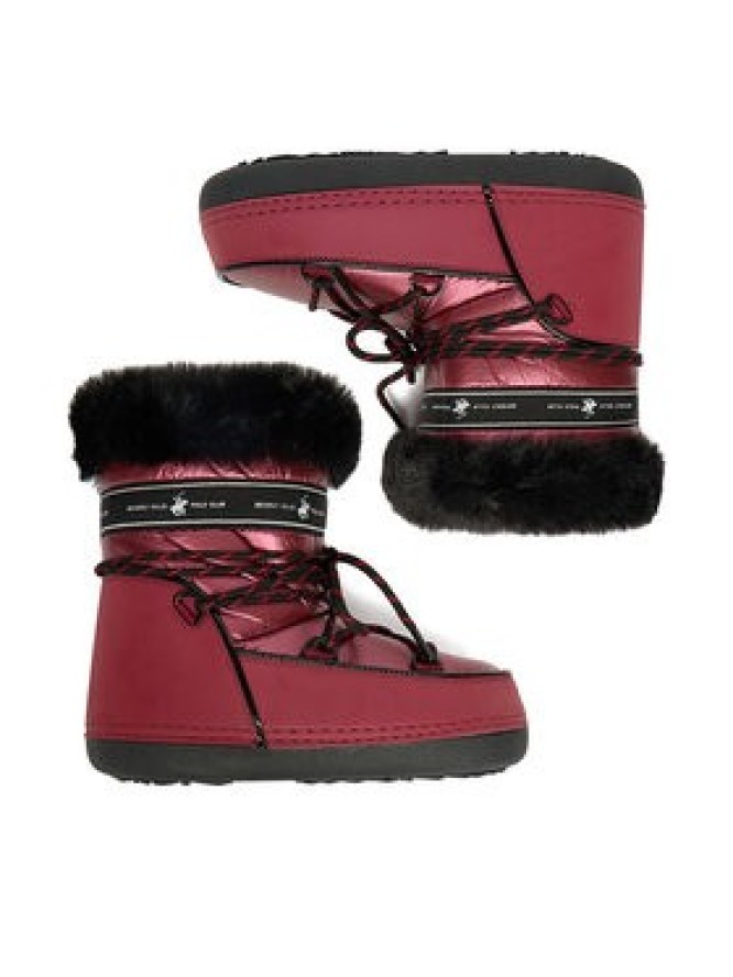 Beverly Hills Polo Club Śniegowce GH-9094 Bordowy