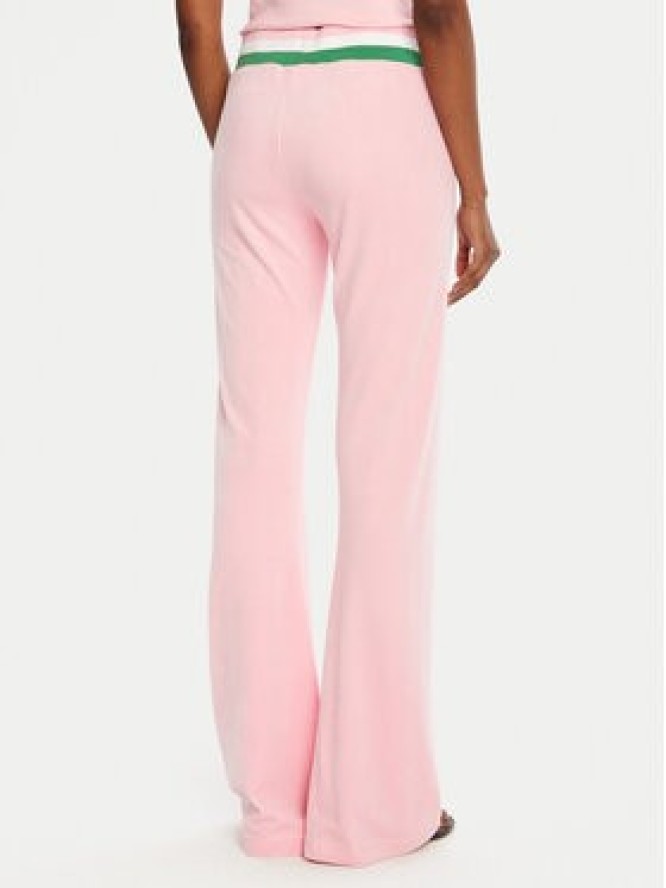 Juicy Couture Spodnie dresowe Velour JCWBJ225352 Różowy Regular Fit