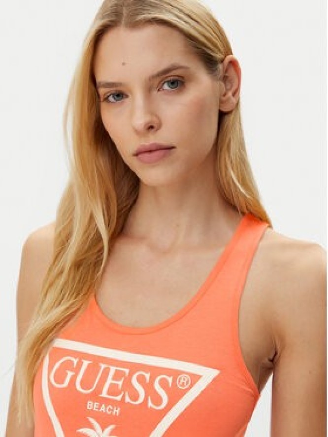 Guess Sukienka codzienna E3GP03 JA914 Pomarańczowy Regular Fit