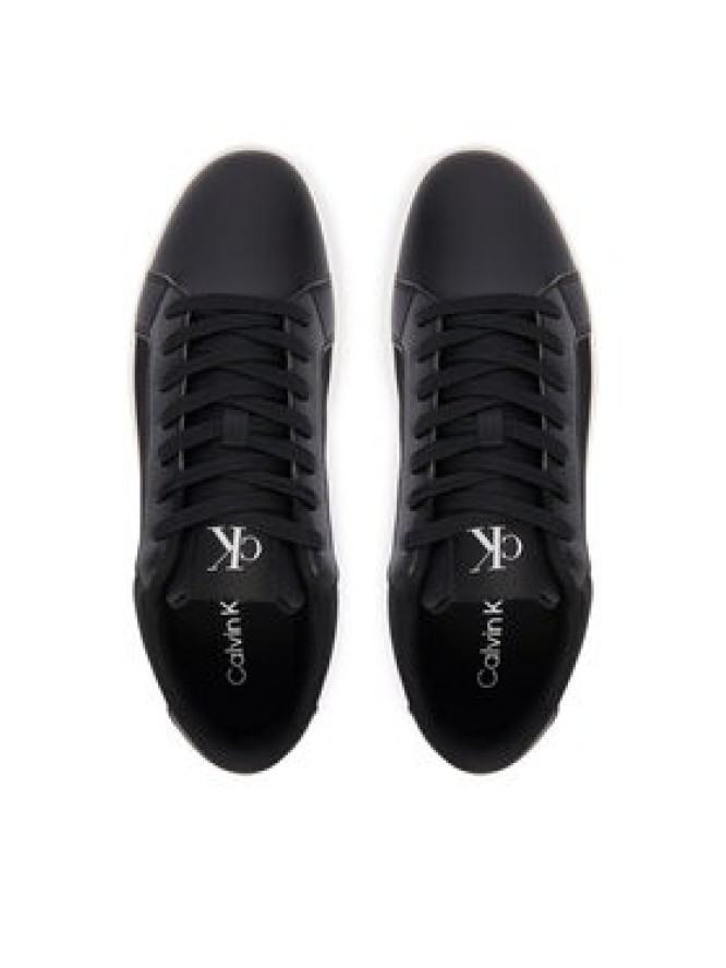 Calvin Klein Sneakersy 3 Cupsole Laceup Pu Mg YW0YW01781 Czarny