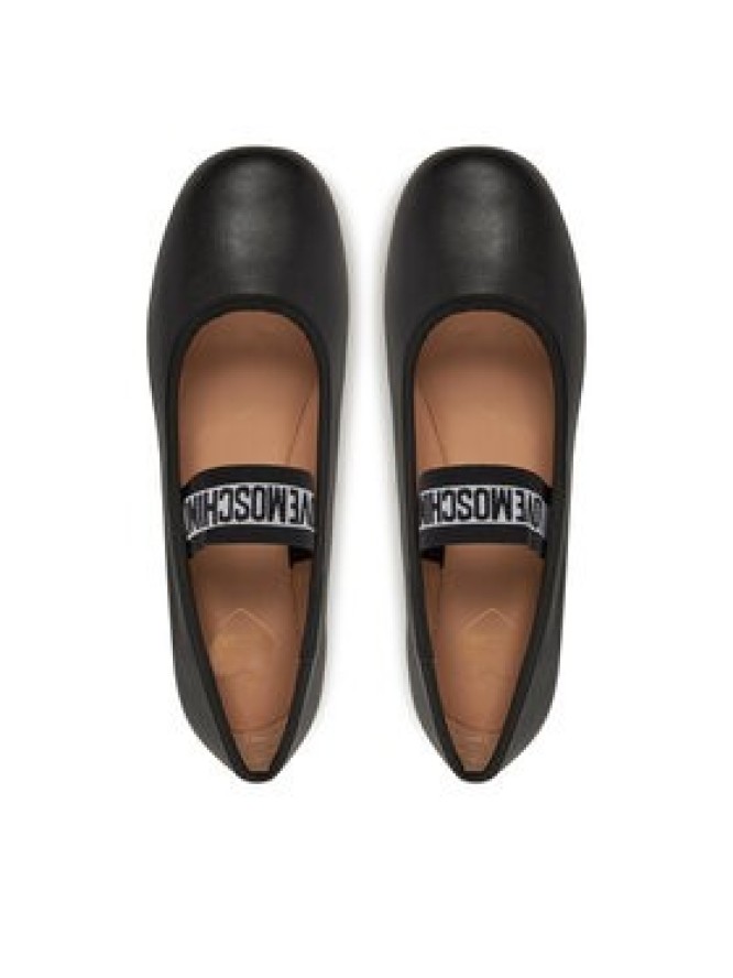 LOVE MOSCHINO Baleriny JA11071G0MIE0000 Czarny