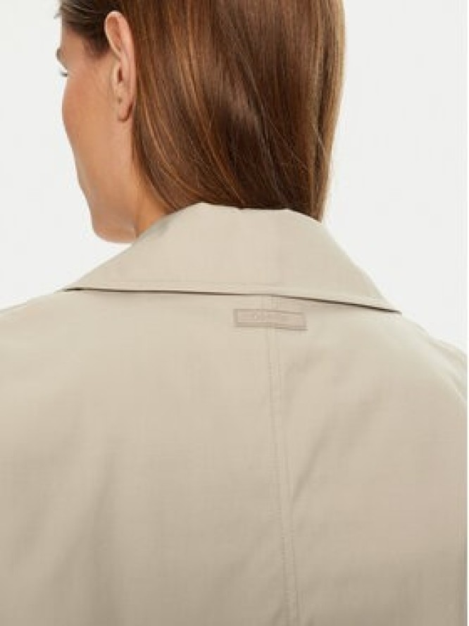 Calvin Klein Trencz 00040WL546 Beżowy Regular Fit