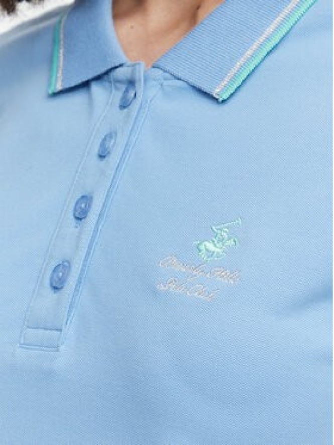 Beverly Hills Polo Club Sukienka codzienna P-SS26W-ABP526590-0298 Niebieski Regular Fit