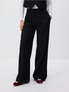 Spodnie z kantem - czarny