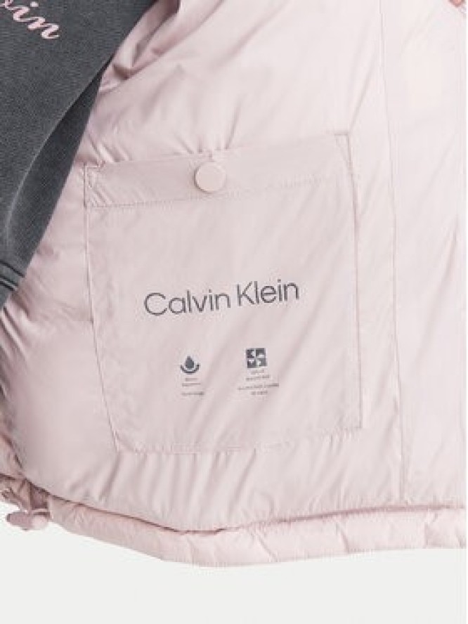 Calvin Klein Jeans Kurtka zimowa Essential LV047H503G Różowy Regular Fit