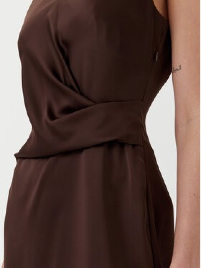 Rinascimento Sukienka koktajlowa CFC0122928003 Brązowy Regular Fit