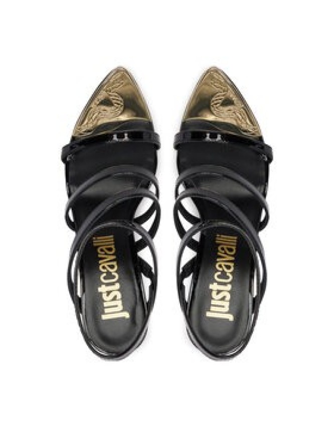 Just Cavalli Sandały 80RA3S55 ZSE31 Czarny