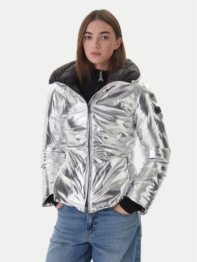 PINKO Kurtka zimowa 106019 A2ZD I17 Srebrny Regular Fit