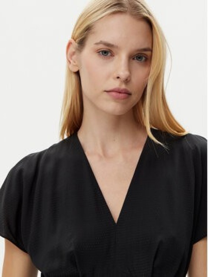 BOSS Sukienka letnia Dawarina 50532930 Czarny Relaxed Fit