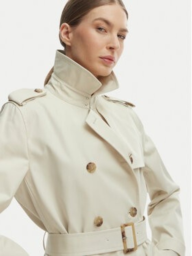 Tommy Hilfiger Trencz WW0WW48873 Beżowy Slim Fit