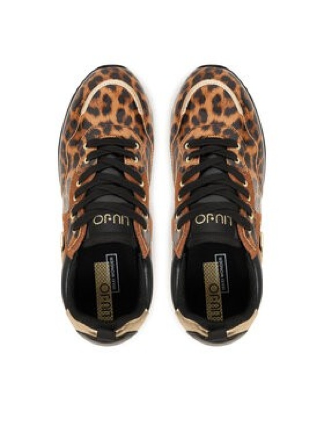 Liu Jo Sneakersy Maxi Wonder 01 BF5009 EX332 Brązowy