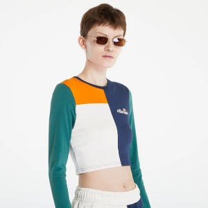 KOSZULKA DAMSKA Z DŁUGIM RĘKAWEM BLUZKA TOP CROP LONG ELLESSE