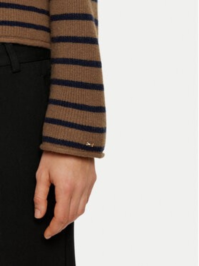 Tommy Hilfiger Sweter WW0WW44981 Brązowy Relaxed Fit