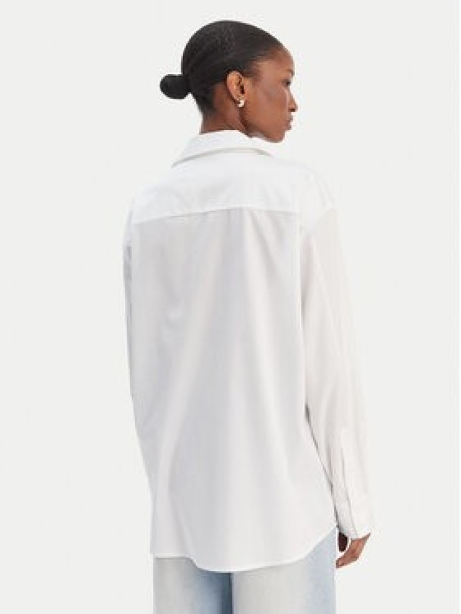 Guess Koszula W6RH57 WAF10 Biały Oversize