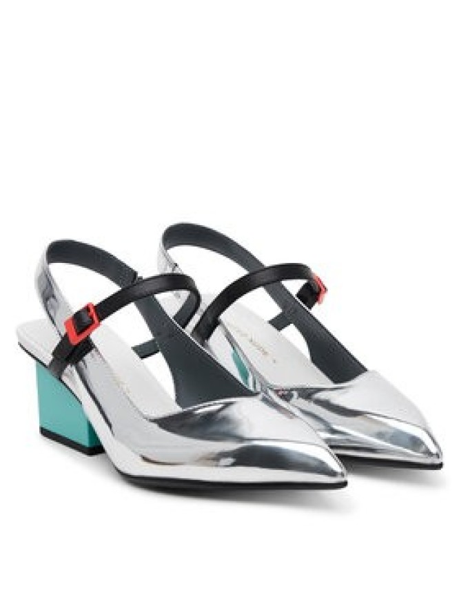 United Nude Czółenka Raila Jane 1091676613 Srebrny