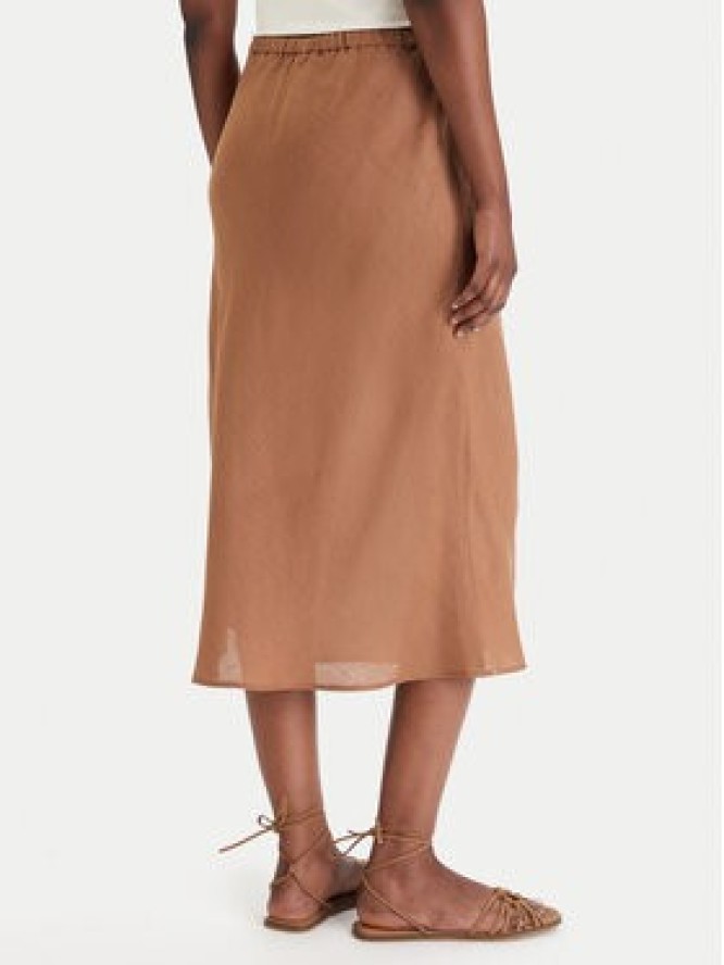 Marella Spódnica maxi Gamba 2613101094 Brązowy Regular Fit