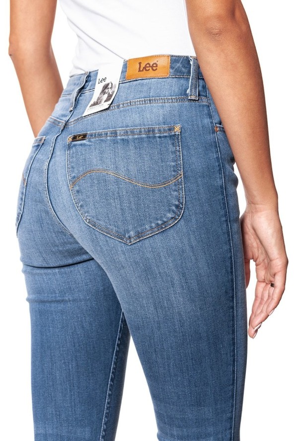 SPODNIE DAMSKIE LEE SCARLETT HIGH DARK DELUXE L626SVMK 112145314