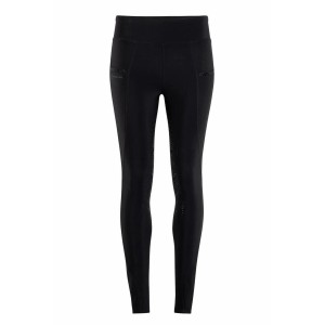 Damskie legginsy jeździeckie z pełną przyczepnością i kryształową kieszenią Mont