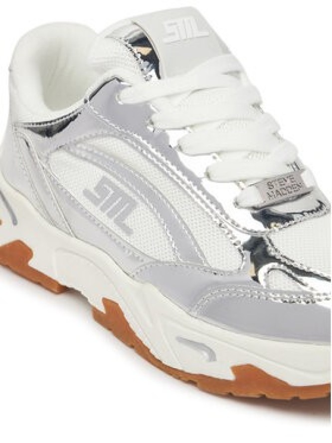 Steve Madden Sneakersy Sneak Peak-E SM19000129 Srebrny