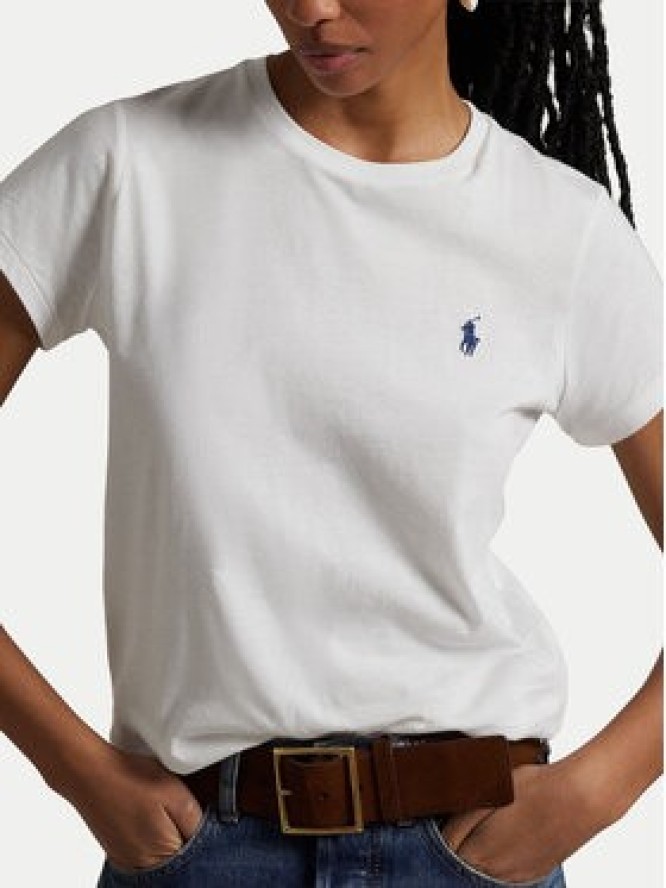 Polo Ralph Lauren T-Shirt 211898698005 Biały Regular Fit