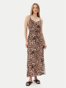 Vero Moda Sukienka letnia Easy 10307995 Brązowy Regular Fit
