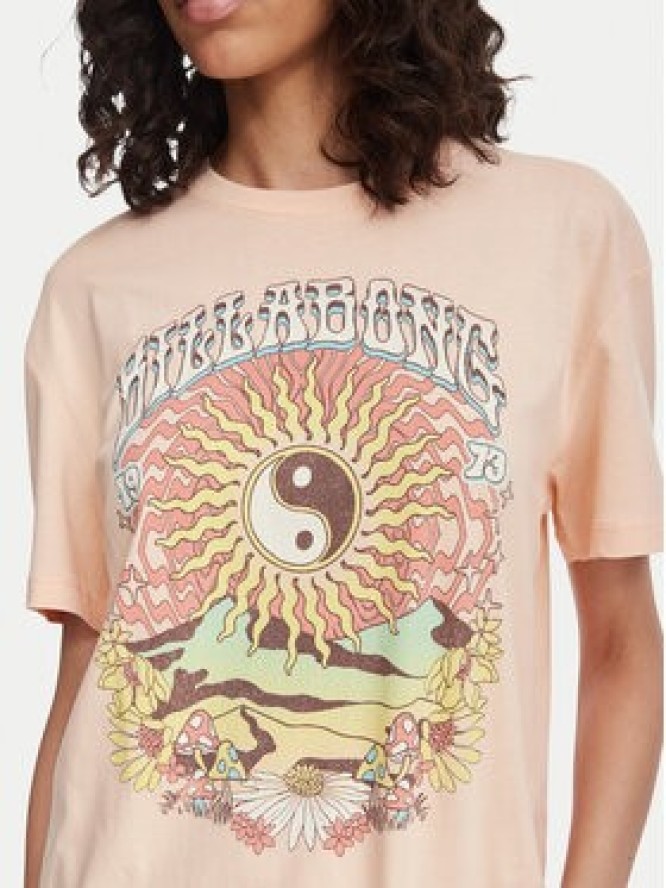 Billabong T-Shirt In The Balance EBJZT00420 Pomarańczowy Regular Fit