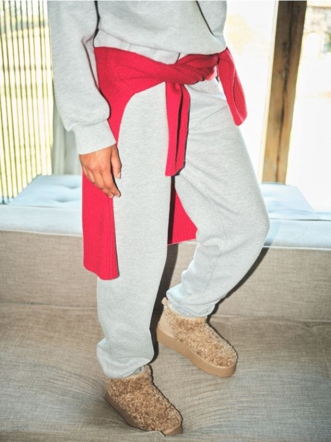 Śniegowce ze sztucznego baranka - beżowy