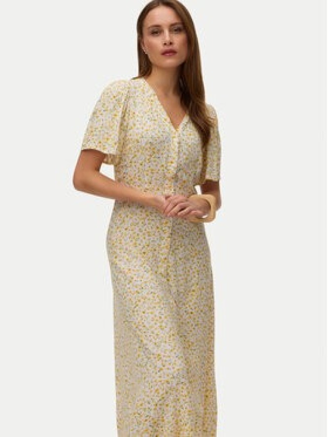 Vero Moda Sukienka codzienna Alba 10330301 Żółty Regular Fit