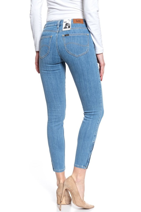 SPODNIE DAMSKIE LEE SCARLETT CROPPED FRESH NEO L30CPFML 112106369
