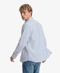 superdry Koszula Preppy Oxford z długim rękawem z bawełny organicznej – Classic